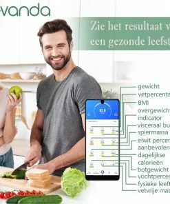 Levanda - Slimme Personen Weegschaal Met Lichaamsanalyse - Digitale Personenweegschaal Met App - Smart Scale Vetpercentage 16 Levanda - Slimme Personen Weegschaal Met Lichaamsanalyse - Digitale Personenweegschaal Met App - Smart Scale Vetpercentage -Yunmai Shop 550x550 288