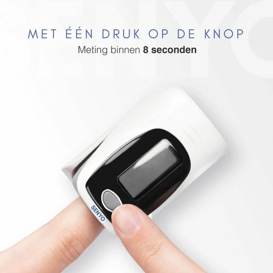 SENYO Saturatiemeter Met Hartslagmeter - Zuurstofmeter Vinger - Pulse Oximeter 5 SENYO Saturatiemeter Met Hartslagmeter - Zuurstofmeter Vinger - Pulse Oximeter - Afbeelding 3