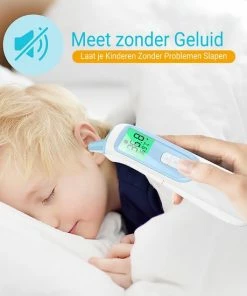 MostEssential Premium Koortsthermometer - Infrarood Thermometer - Thermometer Voorhoofd - Oorthermometer - Contactloos - Koortsthermometer Voor Volwassenen, Kinderen En Baby's - 20D -Yunmai Shop 550x550 325