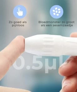 Exactive Vital Glucosemeter Startpakket XL – Bloedsuikermeter – Diabetes Meter – Glucose Monitor – Glucosemeter - Donkerblauw - 60 Teststrips - 60 Lancetten -Yunmai Shop 550x550 387