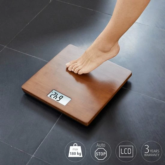 Medisana PS 450 - Personenweegschaal - Bamboe Dark - Afbeelding 3