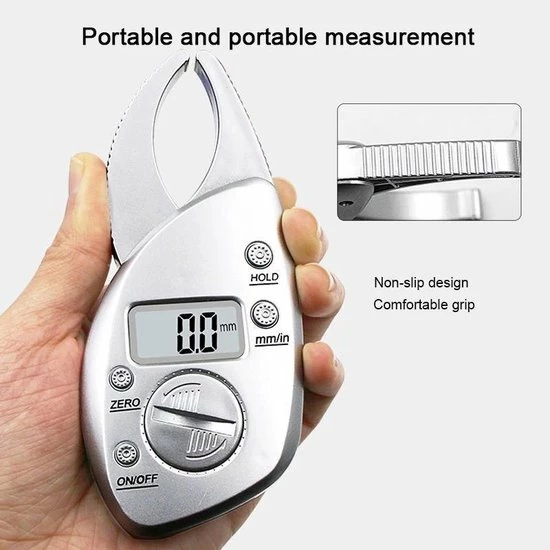 LOUZIR Betrouwbare Vetmeter - Digitale Verpercentage Meter - Weegschaal - Vetpercentage Meten - Afvallen - Afbeelding 4