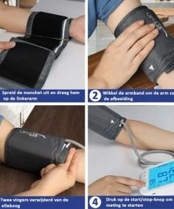 Alphamed U81D Bloeddrukmeter Bovenarm - Hartslagmeting - Geheugenfunctie - 22 42 Cm Manchet - Wit 18 Alphamed U81D Bloeddrukmeter Bovenarm - Hartslagmeting - Geheugenfunctie - 22 42 Cm Manchet - Wit -Yunmai Shop 550x550 569