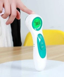 Infrarood Thermometer- Koorts- Contactloos- Thermometer Lichaam, Voorhoofd, Oor- Professioneel- Medisch- Baby, Kinderen, Volwassenen- Digitaal- CE Gecertificeerd, Hygi?nisch, Veilig, Makai