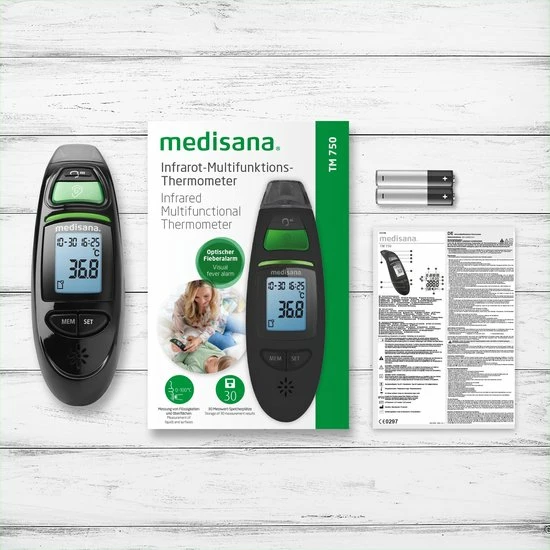 Medisana TM 750 Black Multifunctionele Infrarood Thermometer - Afbeelding 9