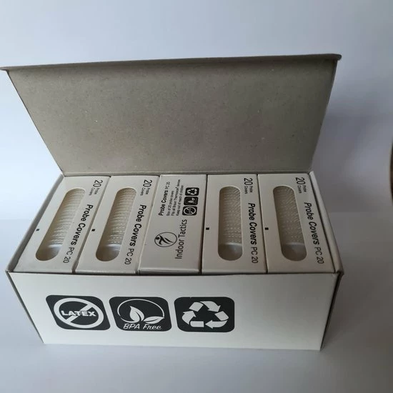 IndoorTactics 200 Stuks Navulset Beschermkapjes Voor Braun Thermoscan D2H - Beschermkapjes Navulset Voor Braun Thermoscan 3/7 Oorthermometer - Thermometer Dopjes - Lens Filters Cover Set - Afbeelding 2