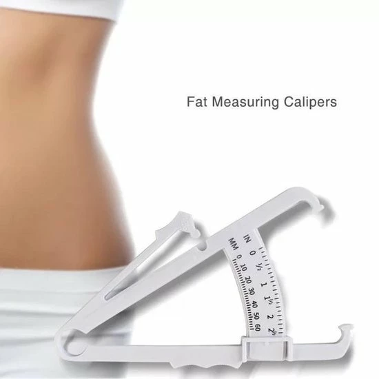 LOUZIR Vetpercentagemeter - Vetpercentage Meter - Caliper - Lichaamsvet Meter -huidplooimeter - Afbeelding 5