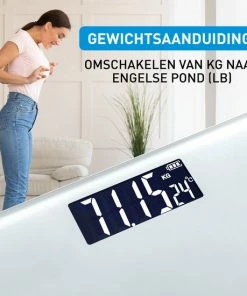Grundig Weegschaal - Digitale Personenweegschaal - 50 Gram Nauwkeurig - 2 Tot 180 Kilo - Wit 13 Grundig Weegschaal - Digitale Personenweegschaal - 50 Gram Nauwkeurig - 2 Tot 180 Kilo - Wit -Yunmai Shop 550x550 771