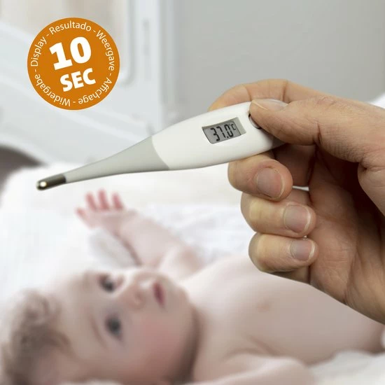 Alecto BC-19GS - Digitale Baby Thermometer - Rectaal - Grijs 8 Alecto BC-19GS - Digitale Baby Thermometer - Rectaal - Grijs - Afbeelding 6