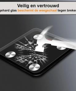 Merkloos Weegschaal Lichaamsanalyse Met 12 Lichaamsmetingen - Personenweegschaal - Digitale Weegschaal Met App Voor Android En IOS - Vetpercentage Meten - BMI Meten - Zwart 16 Merkloos Weegschaal Lichaamsanalyse Met 12 Lichaamsmetingen - Personenweegschaal - Digitale Weegschaal Met App Voor Android En IOS - Vetpercentage Meten - BMI Meten - Zwart -Yunmai Shop 550x550 969