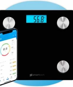 Smart-Tech Smarttech® - Slimme Weegschaal - Met Lichaamsanalyse - Met App - Bluetooth