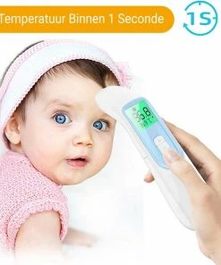 MostEssential Premium Koortsthermometer - Infrarood Thermometer - Thermometer Voorhoofd - Oorthermometer - Contactloos - Koortsthermometer Voor Volwassenen, Kinderen En Baby's - 20D -Yunmai Shop 550x560 2