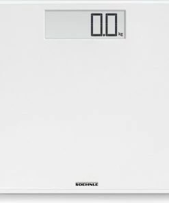 Soehnle Personenweegschaal Digitaal Style Sense Safe 100 - Wit - Tot 180 Kg - Incl. Batterijen