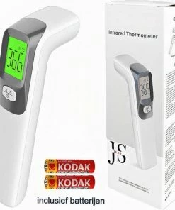 JEAS® - Thermometer Voorhoofd - Koortsthermometer- Infrarood Thermometer - Incl. Batterijen