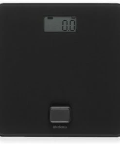 Brabantia ReNew Personenweegschaal Digitaal - Geen Batterij Nodig - Dark Grey