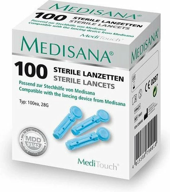 Medisana Lancetten MediTouch En GlucoDock 3 Medisana Lancetten MediTouch En GlucoDock