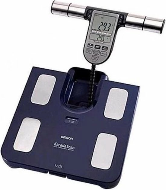 OMRON BF511 Personenweegschaal - Slimme Weegschaal Met Lichaamsanalyse - Smart Scale - Klinisch Gevalideerd - Max. 150kg - Blauw - Afbeelding 3