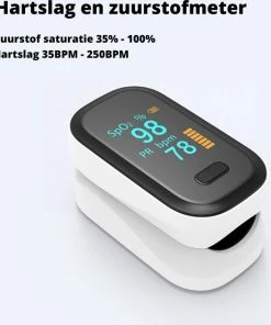 Currero Saturatiemeter - Bloeddrukmeter - Zuurstofmeter Vinger - Best Getest - Wit 10 Currero Saturatiemeter - Bloeddrukmeter - Zuurstofmeter Vinger - Best Getest - Wit -Yunmai Shop 550x630 2