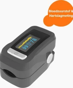 IMDK Saturatiemeter Met Hartslagmeter - Zuurstofmeter Vinger - Pulse Oximeter - Gecertificeerd