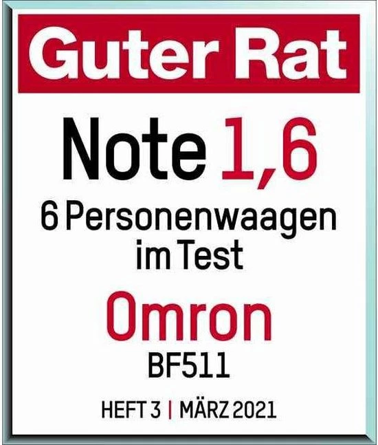 OMRON BF511 Personenweegschaal - Slimme Weegschaal Met Lichaamsanalyse - Smart Scale - Klinisch Gevalideerd - Max. 150kg - Blauw - Afbeelding 9