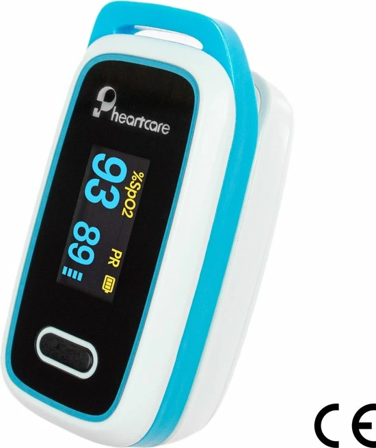 Pheartcare Saturatiemeter Zuurstofmeter Met Inspectie Certificaat En Medische Kwalificatie - Cyaan 3 Pheartcare Saturatiemeter Zuurstofmeter Met Inspectie Certificaat En Medische Kwalificatie - Cyaan