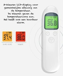 Djambo Thermometer Voorhoofd Infrarood Met Digitaal Kleuren Display - Snelle Meting In 1 Seconde - Thermometer Lichaam En Objecten - Koorts Thermometer Voor Baby, Kinderen En Volwassen - Gratis Batterijen -Yunmai Shop 550x654 2