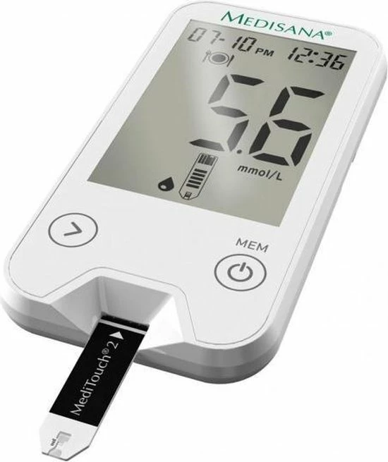 Medisana Meditouch2 Startpakket - Mmol/L (versie Voor Nederland) - Bloedsuikermeter - Afbeelding 14