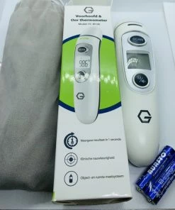 G Master Professionele Digitale Infrarood Oor- / Voorhoofd Thermometer Incl. Batterijen, Nederlandse Handleiding En 20 X Beschermkapjes 18 G Master Professionele Digitale Infrarood Oor- / Voorhoofd Thermometer Incl. Batterijen, Nederlandse Handleiding En 20 X Beschermkapjes -Yunmai Shop 550x659 1