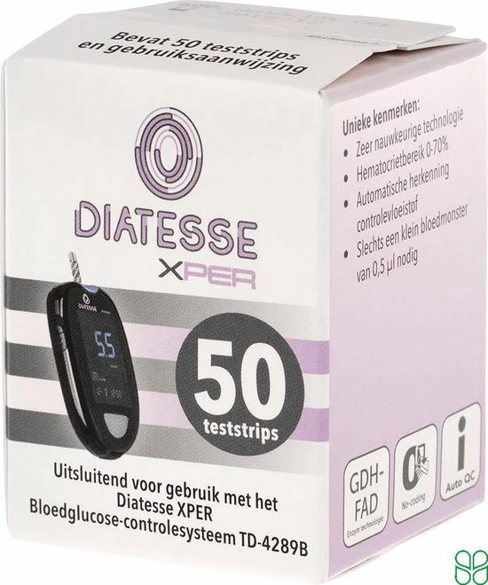 Diatesse Xper Teststrips 50st - Afbeelding 4