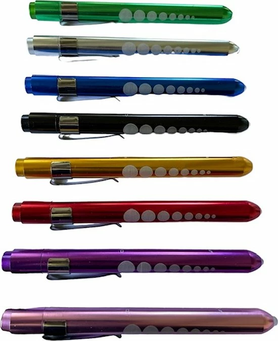 Stylish Nurse Penlight (lichtroze)- Pupillampje Roze Reusable- Medisch Ooglampje - Dokterspen - LED Ooglamp - Afbeelding 3