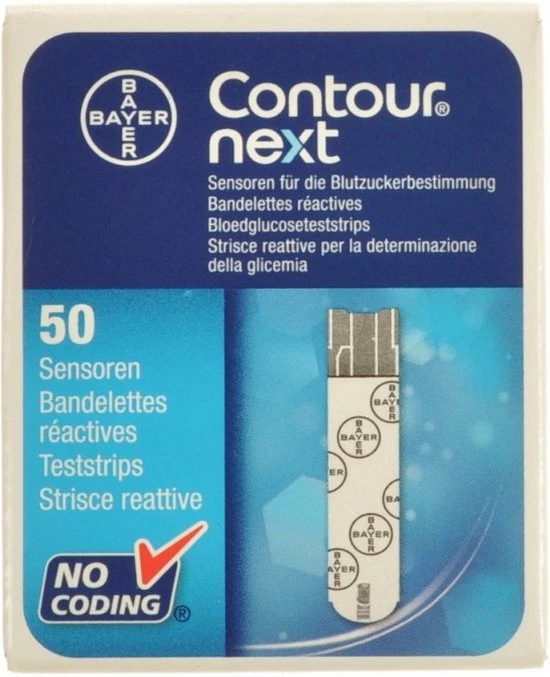 Bayer Ascensia Contour Next 50 Teststrips