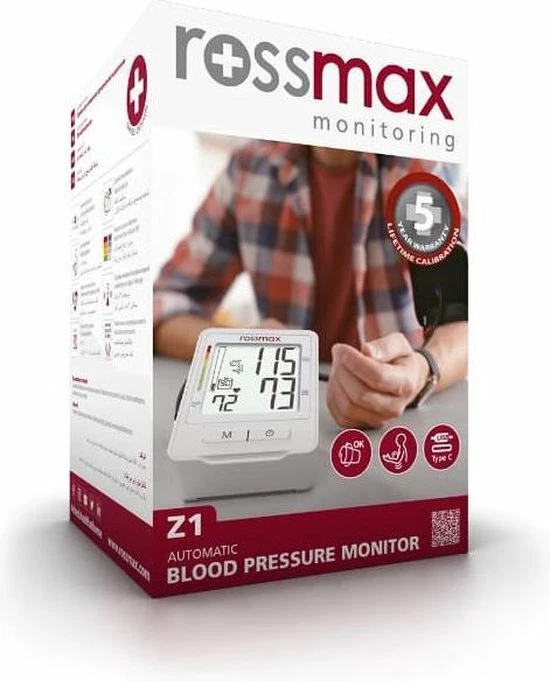 Rossmax Z1 - Bloeddrukmeter Bovenarm Hartstichting - Klinisch Gevalideerd - Hartslagmeter - Onregelmatige Hartslag - Geheugen 90 Metingen - Gemiddelde 3 Metingen - Bewegingsdetectie - Incl. Opbergzak En Batterijen - Manchet 22 - 40 Cm 8 Rossmax Z1 - Bloeddrukmeter Bovenarm Hartstichting - Klinisch Gevalideerd - Hartslagmeter - Onregelmatige Hartslag - Geheugen 90 Metingen - Gemiddelde 3 Metingen - Bewegingsdetectie - Incl. Opbergzak En Batterijen - Manchet 22 - 40 Cm - Afbeelding 6