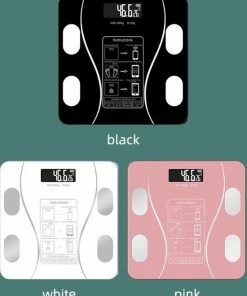 Merkloos Digitale Smart Weegschaal - Personenweegschaal - Met Lichaamsanalyse - USB Oplaadbaar - Met App - Roze -Yunmai Shop 550x685 1