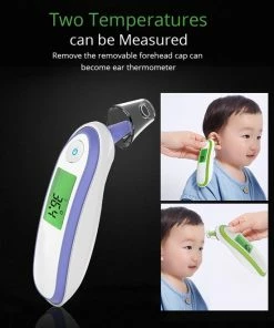 Boxym Infrarood Oorthermometer - Kinderen En Volwassenen - Snelle Meting - Koortsthermometer - Voorhoofd - Grijs -Yunmai Shop 550x699 3