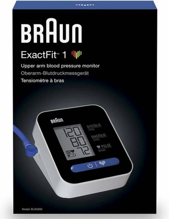 Braun ExactFit 1 - BUA5000 - Bovenarm Bloeddrukmeter 4 Braun ExactFit 1 - BUA5000 - Bovenarm Bloeddrukmeter - Afbeelding 2