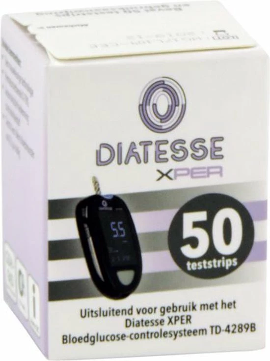 Diatesse Xper Teststrips 50st - Afbeelding 3