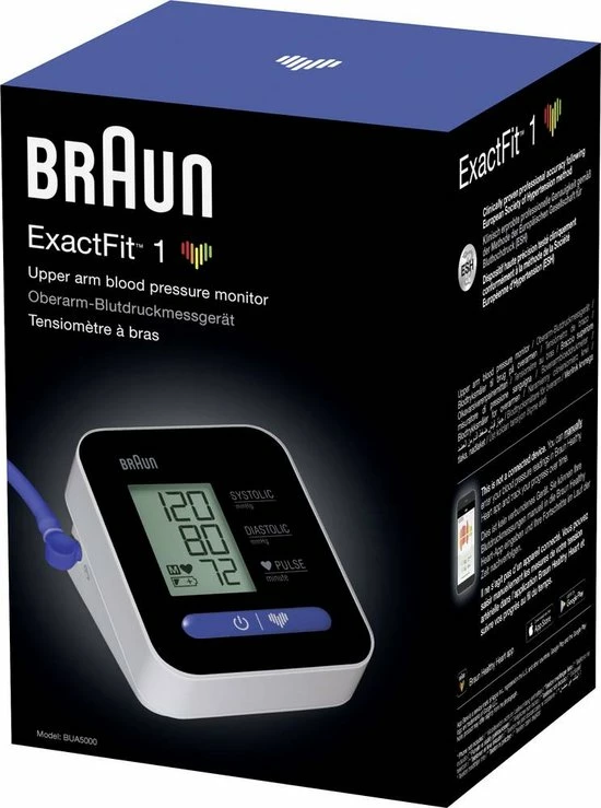 Braun ExactFit 1 - BUA5000 - Bovenarm Bloeddrukmeter 5 Braun ExactFit 1 - BUA5000 - Bovenarm Bloeddrukmeter - Afbeelding 3