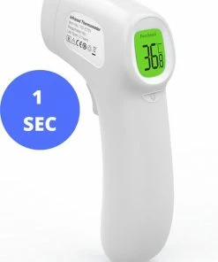 Setho Professionele Infrarood Thermometer Met Hoge Nauwkeurigheid ? Temperatuur Meter - Medisch ? Koorts - Voorhoofd/Lichaam/Oor ? Baby/Kinderen/Volwassenen ? Contactloos ? Digitaal ? Laser