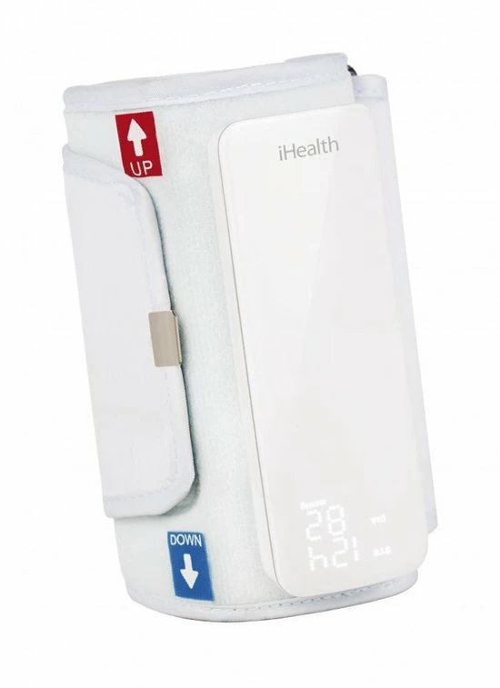 IHealth Neo BP5S Smart - Bloeddrukmeter Bovenarm Hartstichting - Klinisch Gevalideerd - Hartslagmeter - Bluetooth - Smartphone App - Onregelmatige Hartslag - Geheugen - Accu - Manchet 22 - 42 Cm 3 IHealth Neo BP5S Smart - Bloeddrukmeter Bovenarm Hartstichting - Klinisch Gevalideerd - Hartslagmeter - Bluetooth - Smartphone App - Onregelmatige Hartslag - Geheugen - Accu - Manchet 22 - 42 Cm