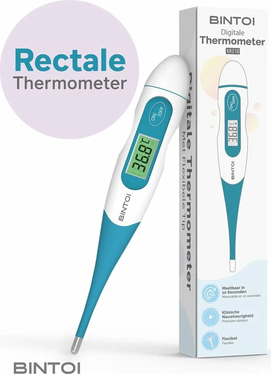 Bintoi® XR210 - Digitale Thermometer Lichaam - Koortsthermometer - Temperatuurmeter 3 Bintoi® XR210 - Digitale Thermometer Lichaam - Koortsthermometer - Temperatuurmeter