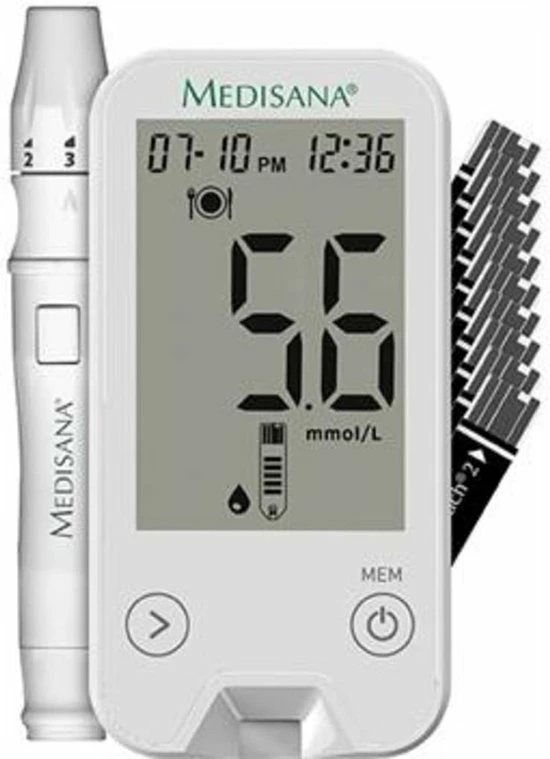 Medisana Meditouch2 Startpakket - Mmol/L (versie Voor Nederland) - Bloedsuikermeter - Afbeelding 2