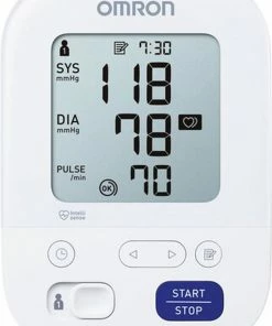 Omron M3 Comfort Bloeddrukmeter + GRATIS ADAPTER + Intelli Wrap Manchet - Bloeddrukmeter - Nieuwste Model