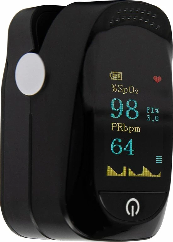 Silvergear Saturatiemeter - Oximeter - Zuurstofmeter - Hartslagmeter - Afbeelding 2