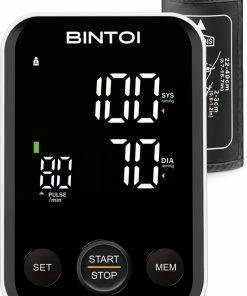 Bintoi? BX300 - Bloeddrukmeter Bovenarm - Hartslagmeter - Incl. Opbergtas En Batterijen - 2 Gebruikers