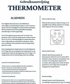 AMDJ® Digitale Thermometer - Voor Baby's, Kinderen En Volwassenen - Temperatuur Meten Via Oksel, Mond Of Rectaal - Lichaamstemperatuur - Koorts Meting - Meet Instrument -Yunmai Shop 550x783