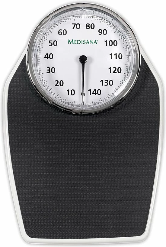 Medisana PSD Mechanische Personenweegschaal, Tot 150 Kg, Analoog, In Klassiek Design, Versterkte Glazen Afdekking, Zwart, 28.5 X 42.5 X 8.5 Cm 10 Medisana PSD Mechanische Personenweegschaal, Tot 150 Kg, Analoog, In Klassiek Design, Versterkte Glazen Afdekking, Zwart, 28.5 X 42.5 X 8.5 Cm - Afbeelding 8