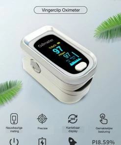 IMDK - Saturatiemeter - Zuurstofmeter - Pulse Oximeter - Incl. Batterijen