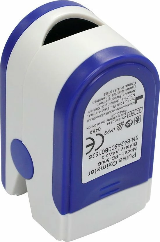 Jumper Medical Zuurstofmeter - Saturatiemeter - Oximeter - Hartslagmeter Vinger - HD LED Scherm - Incl Koord En Batterij - Afbeelding 7